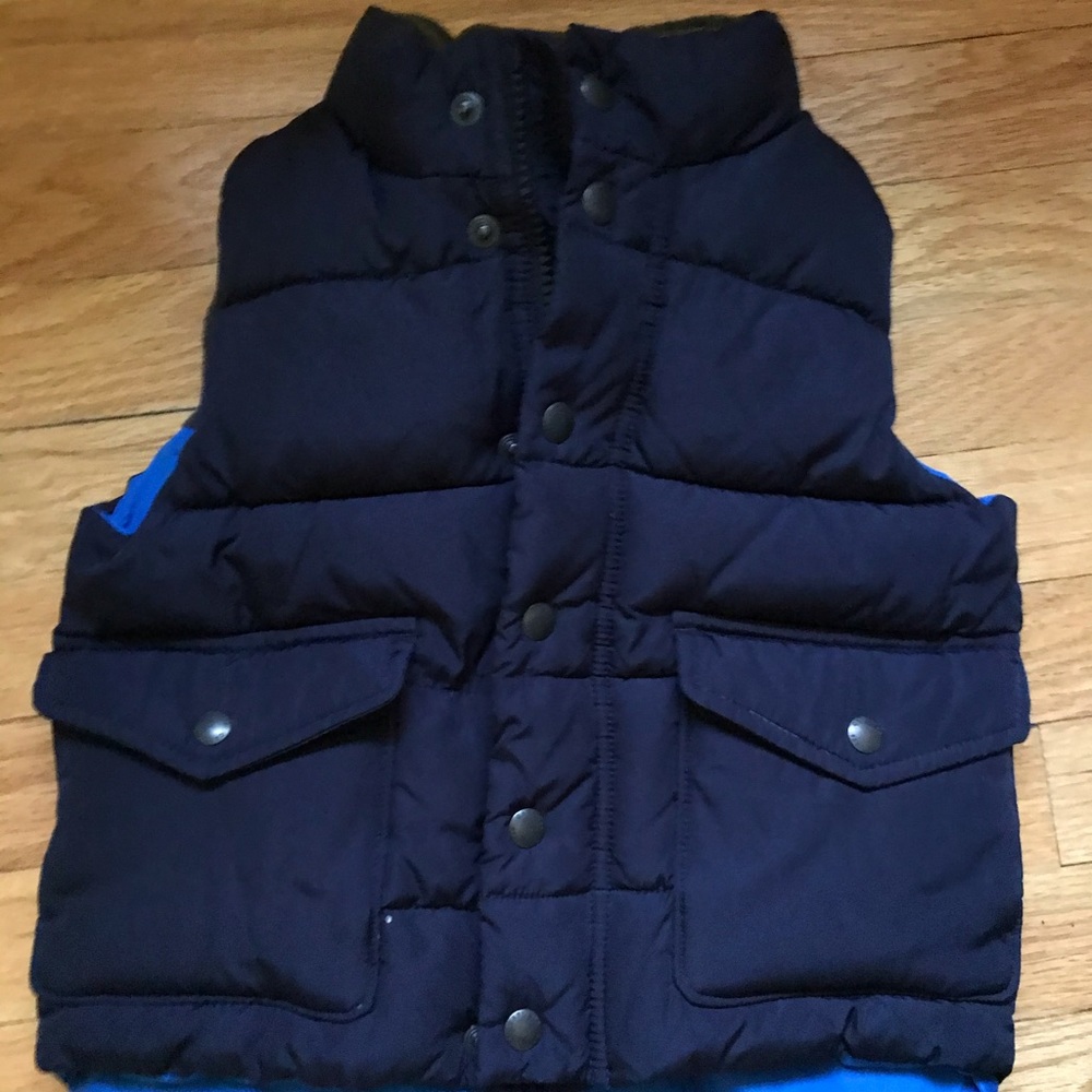 Navy Blue Baby Gap Primaloft Vest